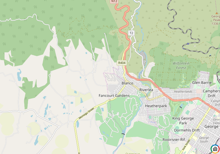 Map location of Mont Fleur Mountain Estate